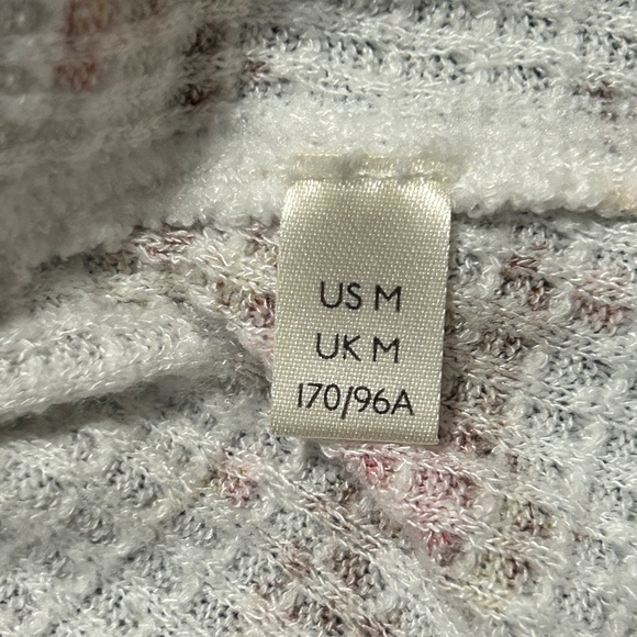 Women's Free People Cream Floral Thermal Shirt - MEDIIUM - Picture 7 of 10